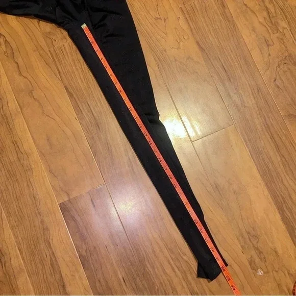 BEACH RIOT SPORT Glitter Ayla Legging Black Glitter Large Workout Yoga Running - Picture 7 of 7